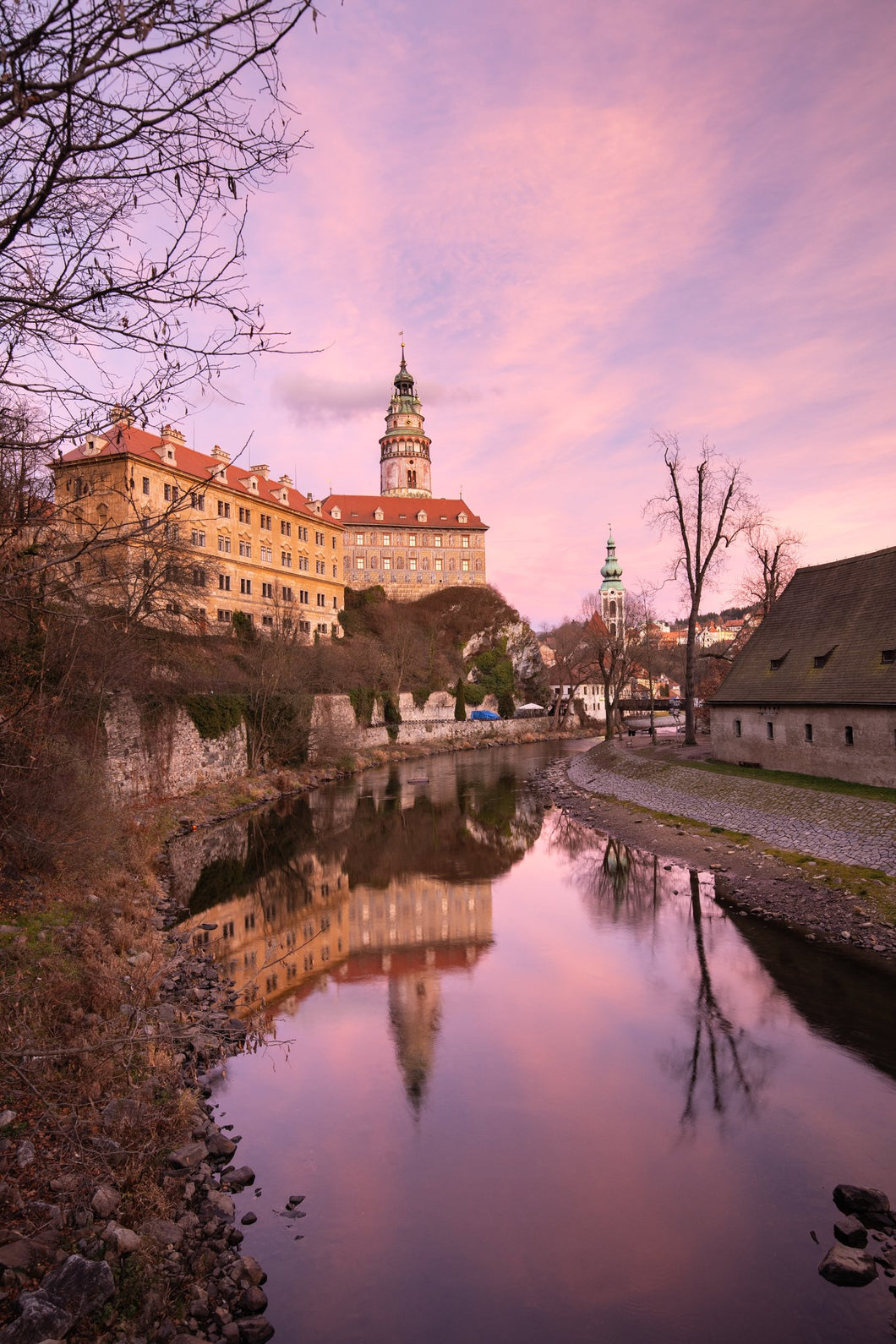 Cesky Krumlov Castle Tower, Cesky Krumlov , Czech Republic